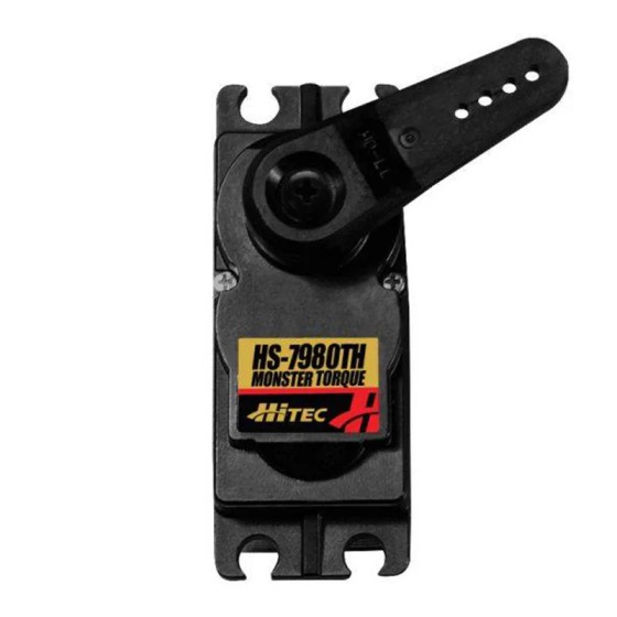 HiTec HS-7980TH High Voltage Mega Torque Titanium Gear Coreless Ultra Premium Servo 44kg.cm 78g for RC Radio Control Hobby Parts